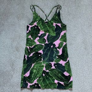 Topshop Palm Leaf Dress